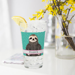 Schattige Blauwgroen naam Kinder Dier Glas