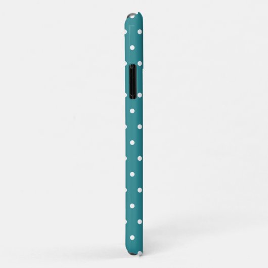 Schattige Blauwgroen Polka Dot Pattern Case-Mate iPhone Case (Achterkant/rechts)
