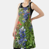 Schattige blauwvintonijn en Indiase penselen Schort (Insitu)