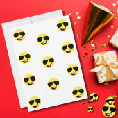 Schattige blij gezicht, vliegenierbril, leuke eers kaart