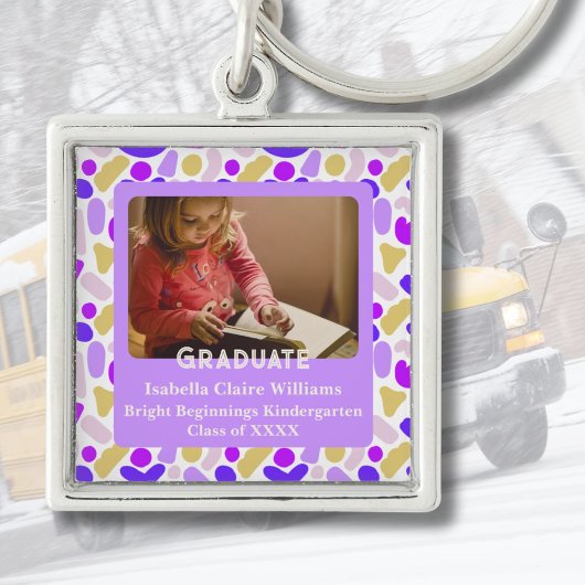 Schattige Blobs Afstuderen Gifts voor Kleuterschol Sleutelhanger