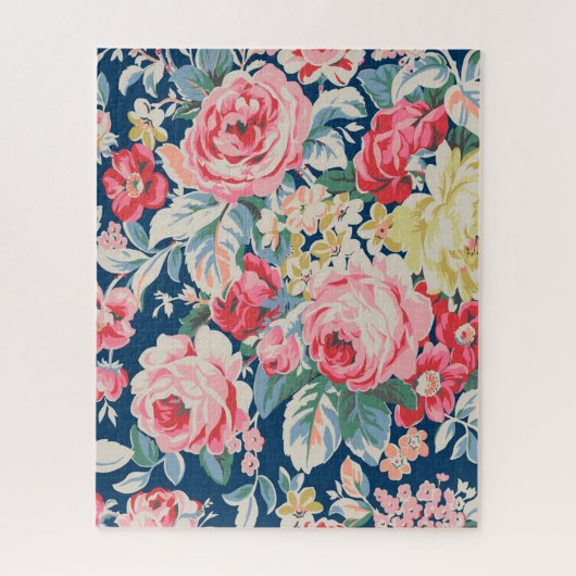 Schattige Bloeiende Bloemen Legpuzzel (Verticaal)