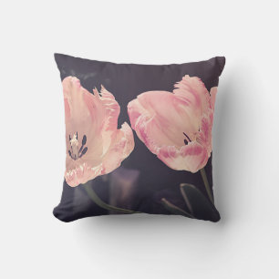 Schattige Bloeiende Tulpen -Gepersonaliseerd Kussen