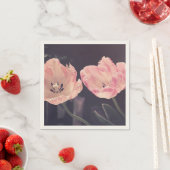 Schattige Bloeiende Tulpen -Gepersonaliseerd Servet (Insitu)
