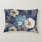 schattige bloem Accent Pillow Kussen (Achterkant)