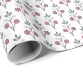 Schattige bloem cadeaupapier (Rol Hoek)