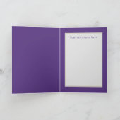 schattige  bloem doet me denken feestdagen kaart (Binnen)