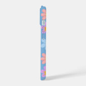 schattige bloem iPhone 15 hoes. Case (Linkerkant)