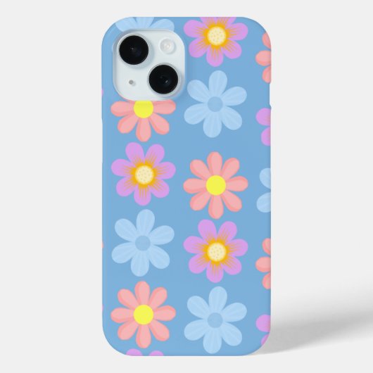 schattige bloem iPhone 15 hoes. Case-Mate iPhone Case (Achterkant)