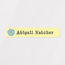 Schattige Bloem Kinder Kleding Label Skinny Rectan