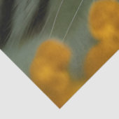 Schattige bloem Kitten, Turquoise Eyes Tissuepapier (Detail)