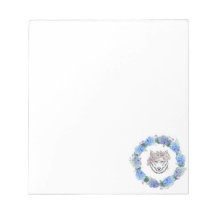 Schattige Bloemblauw Hydrangea Wolf Design Notitie