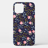 Schattige Bloemen: Kleurrijk Bloemenpatroon. Case-Mate iPhone Case (Achterkant)
