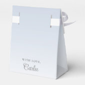 Schattige Bloemen Olifant Boy Baby shower Dank u Bedankdoosjes (Achterkant)