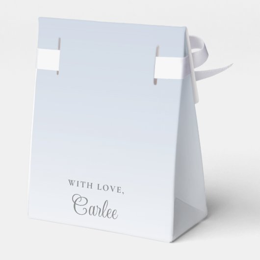 Schattige Bloemen Olifant Boy Baby shower Dank u Bedankdoosjes (Achterkant)