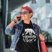 Schattige Bloemen Oma Beer | Cadeau voor oma T-shirt