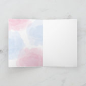 Schattige Bloemen Regenboog Dinosaur Happy Birthda (Binnen)