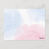 Schattige Bloemen Regenboog Dinosaur Happy Birthda Briefkaart (Achterkant)