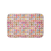 schattige bloemen, vogels, hartenpatroon badmat (Voorkant)