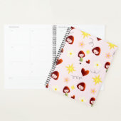 Schattige bloemengirls planner (Display)