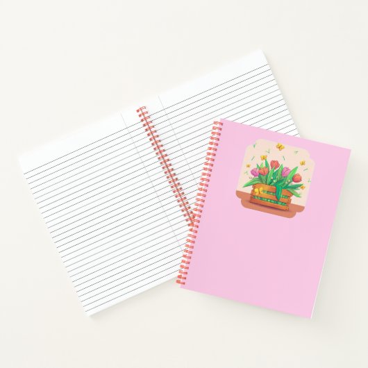 Schattige Bloemenjournaal 🌸💛🌷 Notitieboek (Binnen)