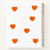 Schattige bloemenjournaal notitieboek (Achterkant)