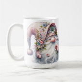 Schattige bloemenkabouter koffiemok (Links)