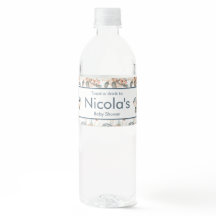Schattige bloemenschildpad baby shower