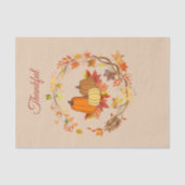 Schattige bloementankful tissue papier (Voorkant)