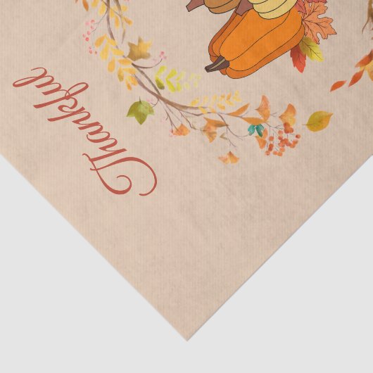 Schattige bloementankful tissue papier (Detail)