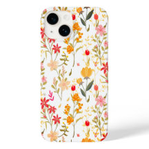 schattige bloemenwilde iPhone hoesje