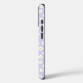 Schattige bloemig wit bloemontwerp Case-Mate iPhone case (Achterkant / Links)