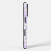 Schattige bloemig wit bloemontwerp Case-Mate iPhone case (Achterkant / Rechts)