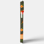 Schattige bloemige vintage gepersonaliseerde naam  Case-Mate iPhone case (Achterkant / Rechts)