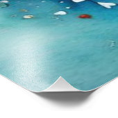 Schattige bloempaard foto afdruk (Hoek)