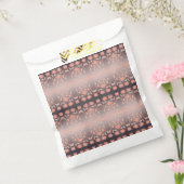 Schattige bloempatroon bedankzakje (Gezegeld)