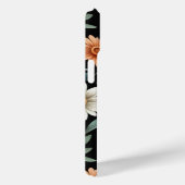 Schattige bloempatroon op zwarte achtergrond Case-Mate iPhone case (Achterkant / Rechts)