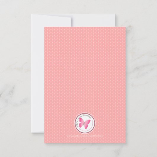 Schattige Blond Verjaardagsmeisje en Puppy Kaart (Achterkant)