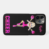 Schattige Blonde Cheerleader Persoonlijk Case-Mate iPhone Case (Achterkant (horizontaal))