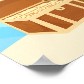 Schattige Blondine Pirate Boy Verjaardagsfeestje P Poster (Hoek)