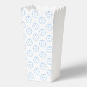 Schattige Blue Baby Boy Shower Patroon Bedankdoosjes (Voorkant)