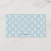 Schattige Blue Bird Baby shower Breng een boek mee Informatiekaartje (Achterkant)