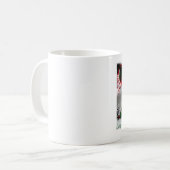 Schattige Blue Eyed White Persian Coffe Mok (Voorkant links)