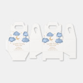 Schattige Blue Moon Stars Twinkle Twinkle Baby sho Bedankdoosjes (Uitgevouwen)