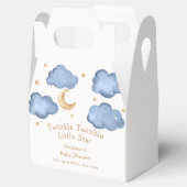 Schattige Blue Moon Stars Twinkle Twinkle Baby sho Bedankdoosjes (Geopend)