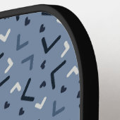 Schattige Blue Pro Pickleball Paddle (Links Detail)
