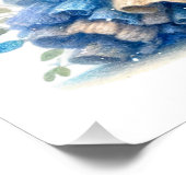 Schattige Bluebell Fairy Poster (Hoek)