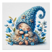 Schattige Bluebell Fairy Poster (Voorkant)