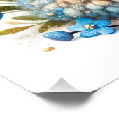 Schattige Bluebell Fairy Poster (Hoek)