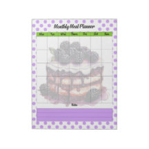 Schattige Blueberry maandelijks maaltijdplan